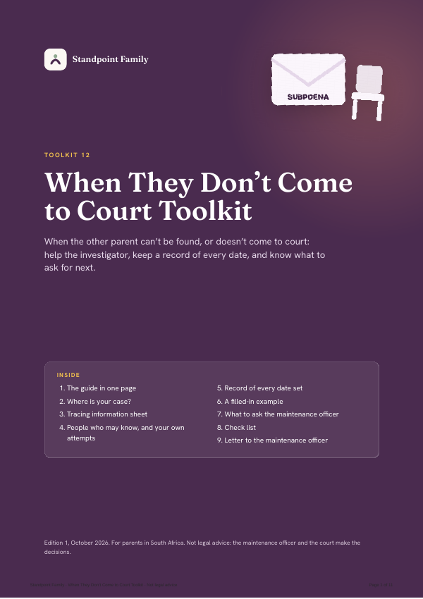 When They Don’t Come to Court Toolkit