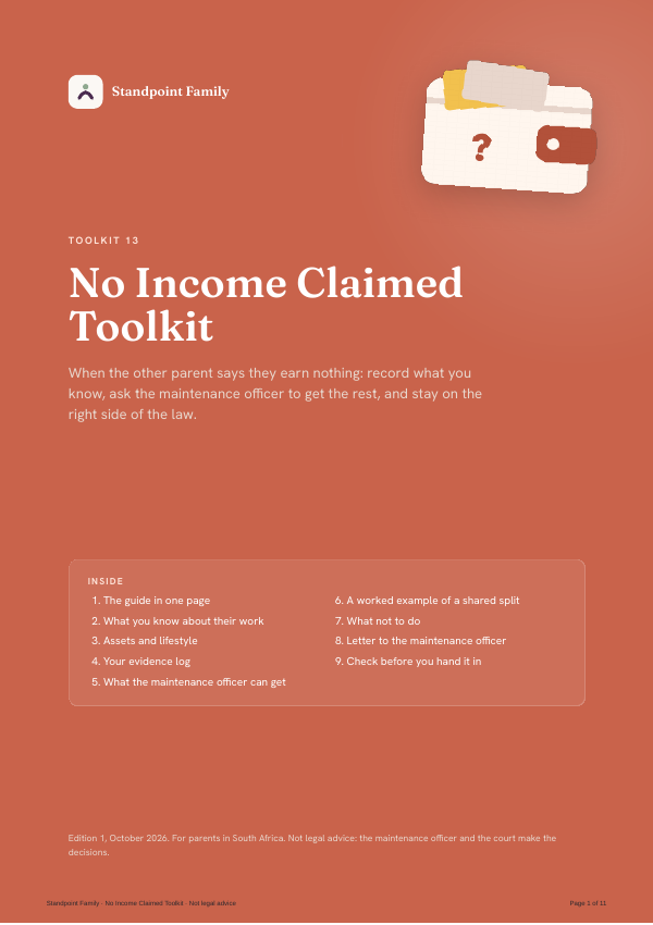 No Income Claimed Toolkit