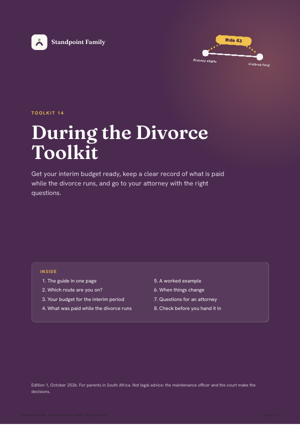 During the Divorce Toolkit
